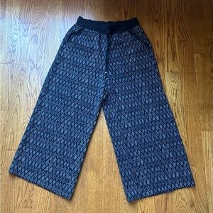 Max Studio Boho Mosaic Print Palazzo Style Wide Leg Pants Size : Medium